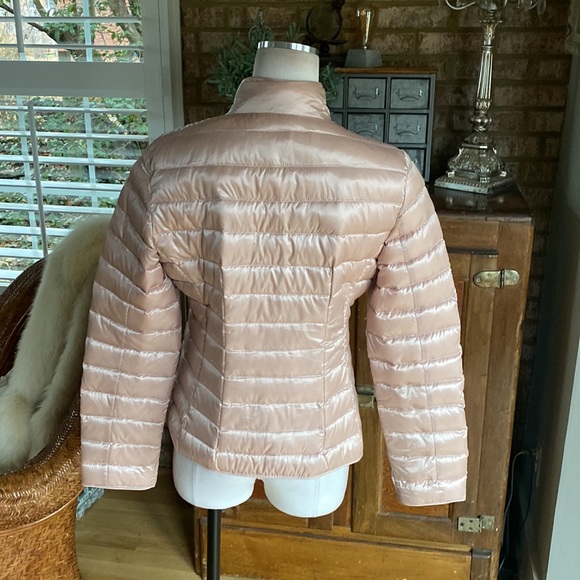 GIL BRET REAL DOWN BUTTON BLUSH PUFFER JACKET 8 EXCELLENT - Picture 4 of 10